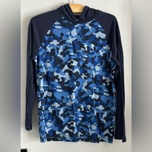 🎁The Children's Place: Boys Hooded Long Sleeve Shirt- Size XL🎁